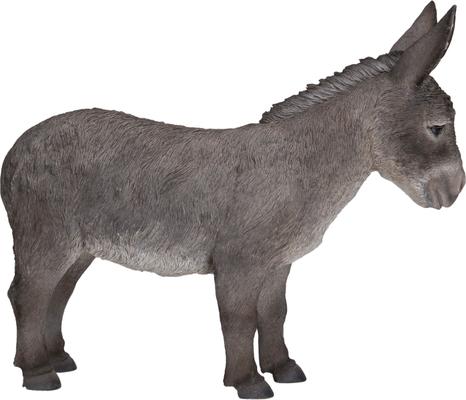 Show full view: Hi-Line Gift Standing Grey Donkey Statue, Gray, 15.16-in slide 5 of 10