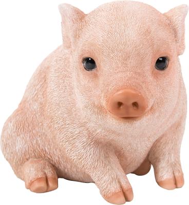Show full view: Hi-Line Gift Chubby Piglet Sitting Statue, 4.57-in slide 2 of 8