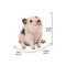Show in main carousel: Hi-Line Gift Chubby Piglet Sitting Statue, Pink with Black Spots, 5.31-in slide 7 of 8