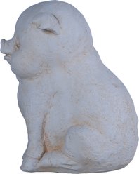 Hi-Line Gift Laughing Curled Sitting Pig Statue, 15.75-in slide 2 of 6