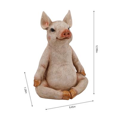 Show full view: Hi-Line Gift Pig in Meditation Statue, 12.99-in slide 9 of 9