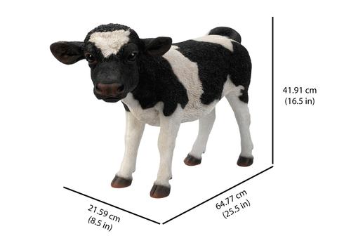 Show full view: Hi-Line Gift Standing Cow Statue, Black & White, 16.5-in slide 7 of 7