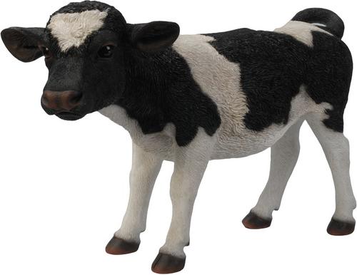 Show full view: Hi-Line Gift Standing Cow Statue, Black & White, 16.5-in slide 5 of 7