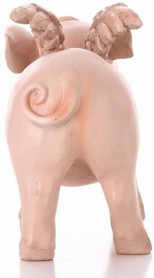 Show full view: Hi-Line Gift Pig with Wings Walking Statue, 8.5-in slide 5 of 9