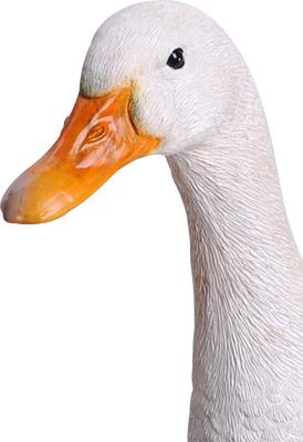 Show full view: Hi-Line Gift White Duck Statue, 12.52-in slide 7 of 7