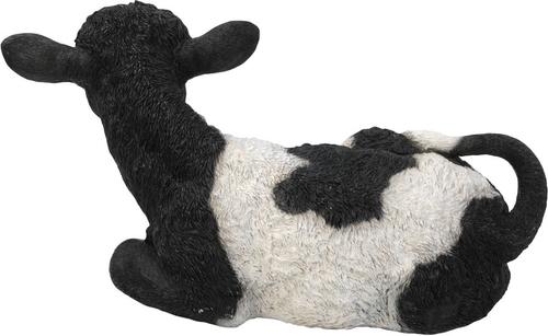 Show full view: Hi-Line Gift Cow Laying Down Statue, Black & White, 11-in slide 2 of 5