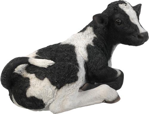 Show full view: Hi-Line Gift Cow Laying Down Statue, Black & White, 11-in slide 3 of 5