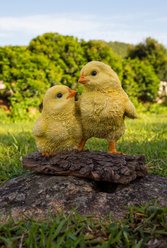 Hi-Line Gift Playful Chicks Garden Statue, 4.92-in slide 1 of 7