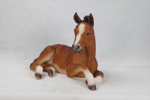 Show full view: Hi-Line Gift Horse Colt Laying Down Statue, 16.75-in slide 5 of 7