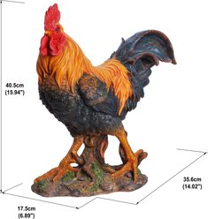 Hi-Line Gift Rooster Statue, 16-in slide 2 of 5
