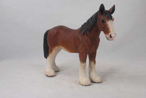 Show full view: Hi-Line Gift Draught Horse Statue, 19.25-in slide 2 of 5