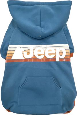 Show full view: Jeep Vintage Logo Dog Hoodie, Blue, X-Large, Hoodie slide 8 of 9