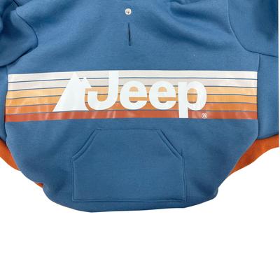 Show full view: Jeep Vintage Logo Dog Hoodie, Blue, Small, Hoodie slide 4 of 9