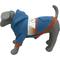 Show in main carousel: Jeep Vintage Logo Dog Hoodie, Blue, Small, Hoodie slide 1 of 9