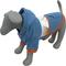 Show in main carousel: Jeep Vintage Logo Dog Hoodie, Blue, Small, Hoodie slide 2 of 9