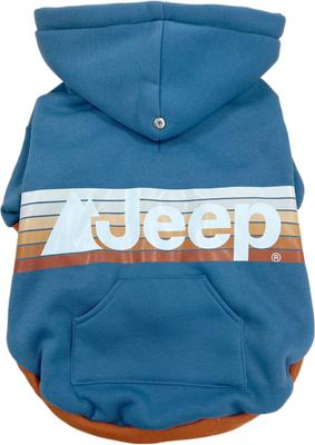 Show full view: Jeep Vintage Logo Dog Hoodie, Blue, Medium, Hoodie slide 8 of 9