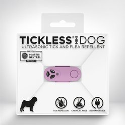Tickless Mini Ultrasonic Flea & Tick Collar Device for Dogs & Cats, Orange Purple
