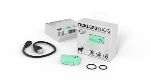 Show full view: Tickless Mini Ultrasonic Flea & Tick Collar Device for Dogs & Cats, Mentha Green slide 2 of 4