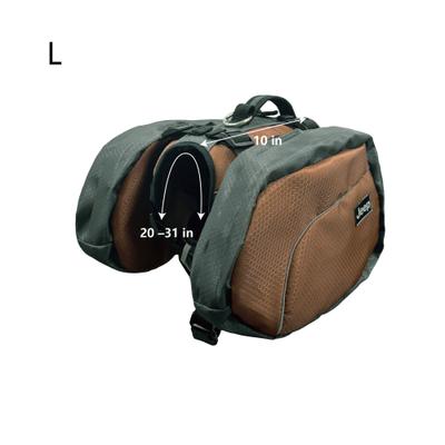 Show full view: Jeep Saddle Bag Nylon Dog Harness, Orange, Large: 24 to 35-in chest slide 3 of 6