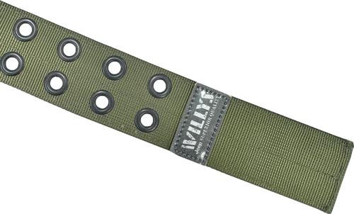 Show full view: Jeep Willy's Edition Dog Collar, Green, Medium: 24-in neck, 1 1/2-in wide slide 4 of 6