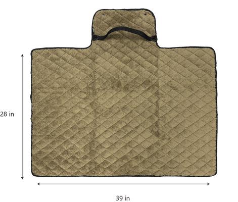 Show full view: Jeep Bungee Leash, Collapsible Bowl & Reversible Mat Adventure Dog Set, Brown, Large slide 4 of 7