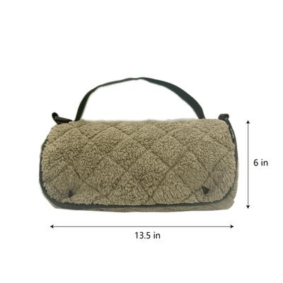 Show full view: Jeep Bungee Leash, Collapsible Bowl & Reversible Mat Adventure Dog Set, Brown, Large slide 3 of 7