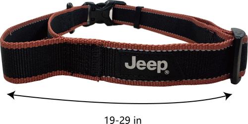 Show full view: Jeep Reflective Dog Collar & Leash Set, Orange, Large slide 3 of 6