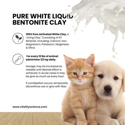 Show full view: Vitality Science Luxolite Bentonite Clay Digestive Support Liquid Supplement for Dogs & Cats, 16-fl oz slide 4 of 6