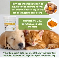 Vitality Science Celloquent Gold Multi-Nutrient Immune Support Powder Supplement for Dogs, 220-g slide 2 of 5