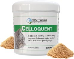Vitality Science Celloquent Multi-Nutrient Immune Support Powder Supplement for Cats, 220-gr
