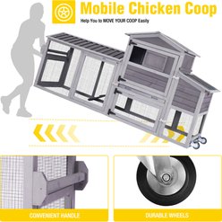 Aivituvin AIR61 Mobile Tractor Chicken Coop, 2 to 3 Chicken Capacity slide 2 of 7