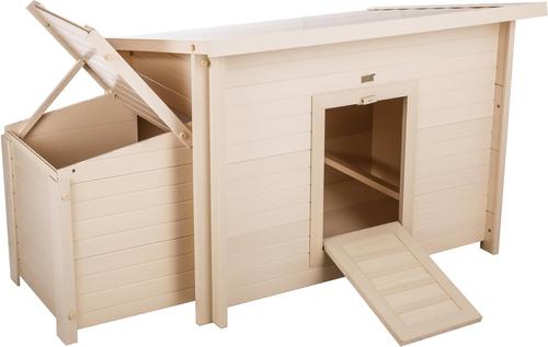 Show full view: New Age Pet ECOFLEX Fontana Urban Farm Chicken Barn, Tan slide 4 of 11