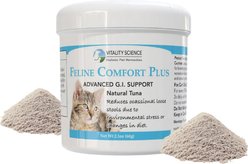Vitality Science Feline Comfort Plus Tuna Formula Powder Supplement for Cats, 60-gr