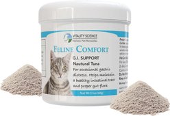 Vitality Science Feline Comfort Tuna Formula Powder Supplement for Cats, 60-gr