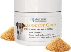 Vitality Science Celloquent Gold Multi-Nutrient Immune Support Powder Supplement for Dogs, 120-g