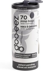 GOO-EEZ Eco-Friendly Dog Poop Bags with Disposable Dispenser, Unscented, 70 count