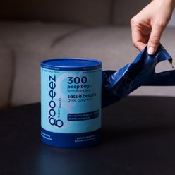 GOO-EEZ Calming Eco-Friendly Dog Poop Bags with Disposable Dispenser, Watermelon Breeze, 300 count slide 2 of 2