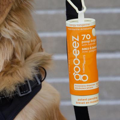 Show full view: GOO-EEZ Fresh Eco-Friendly Dog Poop Bags with Disposable Dispenser, Tangy Tangerine, 70 count slide 3 of 4