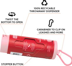 GOO-EEZ Fresh Eco-Friendly Dog Poop Bags with Disposable Dispenser, Cherry Pop, 45 count slide 2 of 3