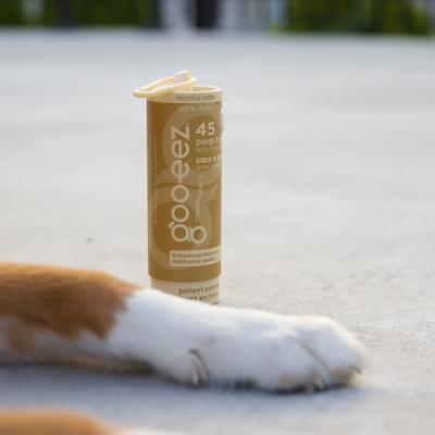 Show full view: GOO-EEZ Compact Eco-Friendly Dog Poop Bags with Disposable Dispenser, Moka Latte, 45 count slide 4 of 6