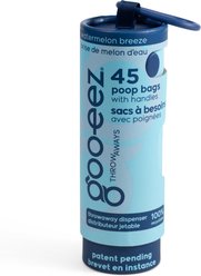 GOO-EEZ Compact Eco-Friendly Dog Poop Bags with Disposable Dispenser, Watermelon Breeze, 45 count