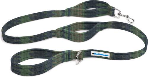 Show full view: Shed Defender Three Padded Handle Nylon Reflective Dog Leash, 5-ft, Camo slide 5 of 8