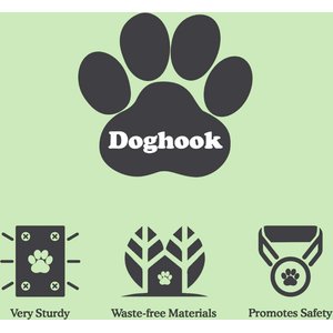 Doghook Slim Dog Leash Wall Hook with Clip