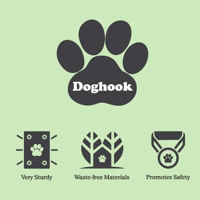 Show full view: Doghook Large Dog Leash Wall Hook with Clip slide 6 of 8