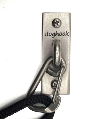 Show full view: Doghook Slim Dog Leash Wall Hook with Clip slide 2 of 10