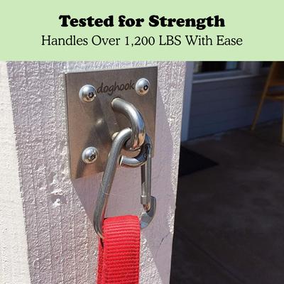 Show full view: Doghook Large Dog Leash Wall Hook with Clip slide 3 of 8