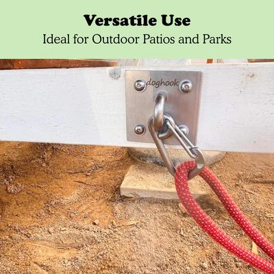 Show full view: Doghook Large Dog Leash Wall Hook with Clip slide 2 of 8