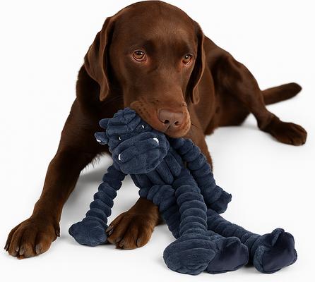 Show full view: Nandog My BFF Tank The Hippo Dog Toy, Blue slide 2 of 4