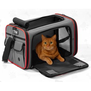 Sherpa Original Deluxe Medium Soft-Sided Pet Carrier - Charcoal - Airline Approved