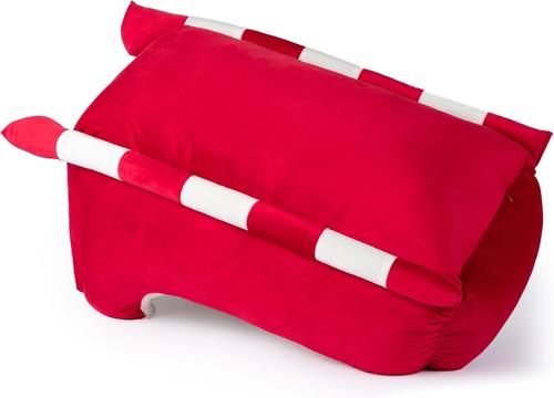 Show full view: Sherry Kline Pet Collection Holiday Sleigh Pillow Dog Bed, Red, Small: 24 x 15 x 11-in slide 3 of 6